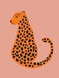 Minimalistische cheetah