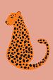 Minimalistische cheetah