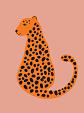 Minimalistische cheetah