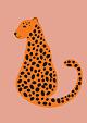 Minimalistische cheetah