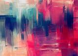 Abstract brush magenta