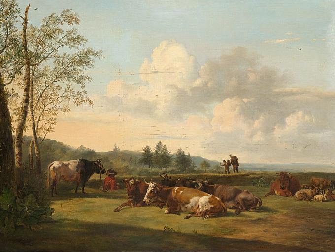 Landschap met vee, Pieter Gerardus van Os, 1816