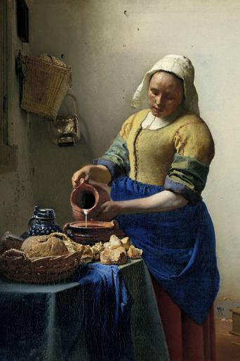 Het melkmeisje, Johannes Vermeer, ca. 1660