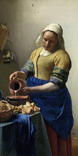 Het melkmeisje, Johannes Vermeer, ca. 1660