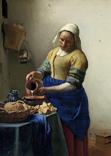 Het melkmeisje, Johannes Vermeer, ca. 1660