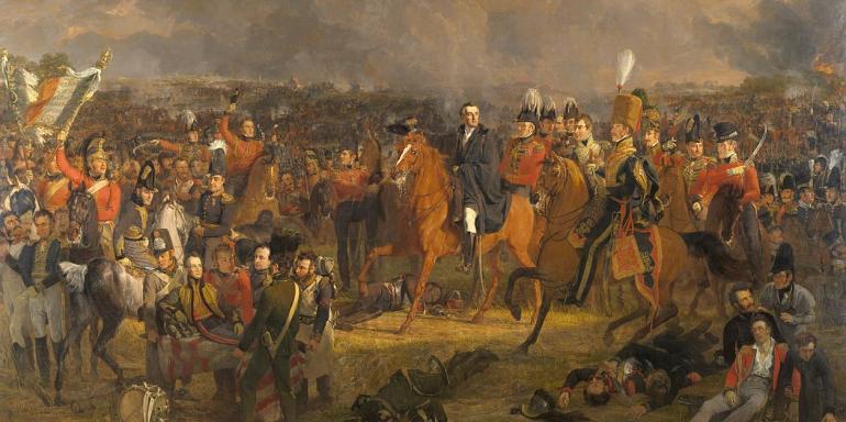 De Slag bij Waterloo, Jan Willem Pieneman, 1824