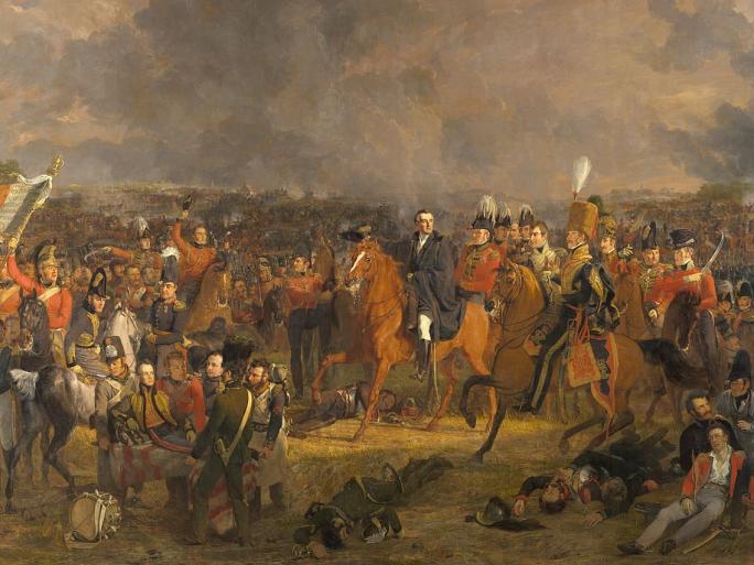 De Slag bij Waterloo, Jan Willem Pieneman, 1824