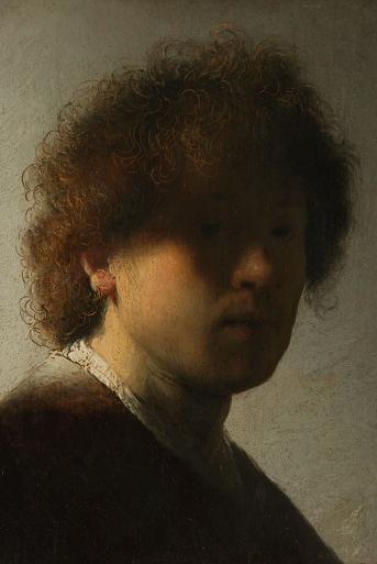 Zelfportret, Rembrandt van Rijn, 1628