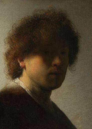 Zelfportret, Rembrandt van Rijn, 1628