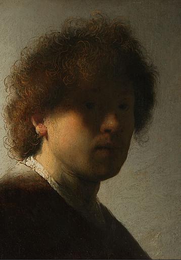 Zelfportret, Rembrandt van Rijn, 1628