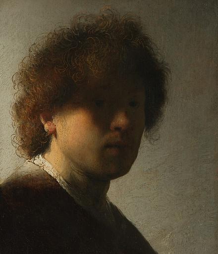 Zelfportret, Rembrandt van Rijn, 1628