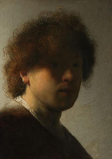 Zelfportret, Rembrandt van Rijn, 1628