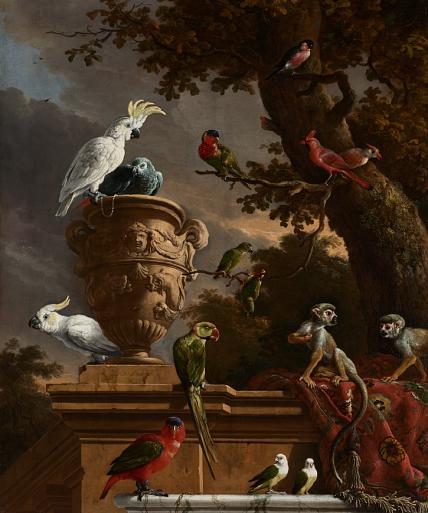 De Menagerie, Melchior d’Hondecoeter, 1690