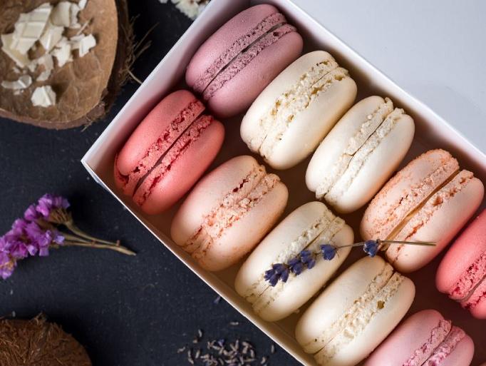 Geschenkdoosje met macarons