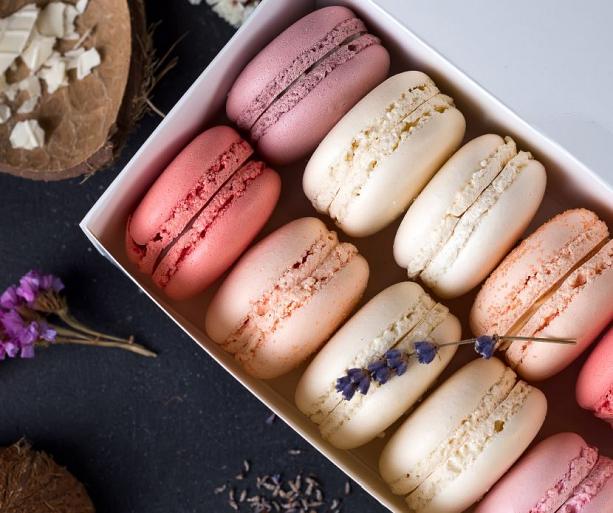 Geschenkdoosje met macarons