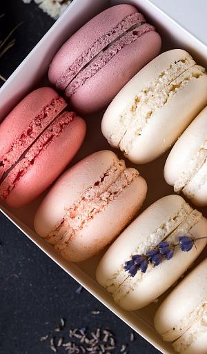 Geschenkdoosje met macarons