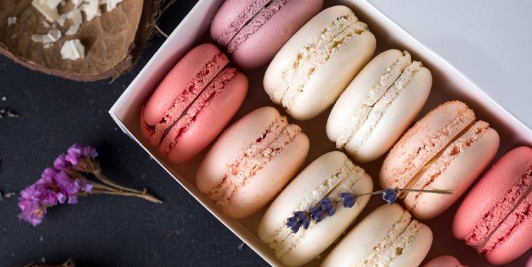 Geschenkdoosje met macarons