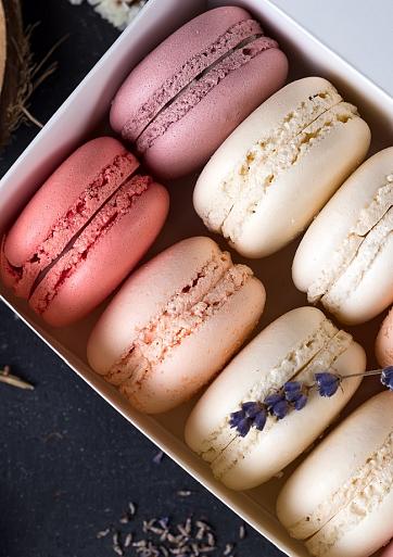 Geschenkdoosje met macarons