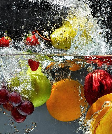 Water vol vers fruit