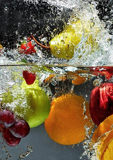 Water vol vers fruit