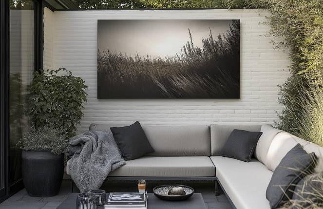 Is een aluminium print geschikt voor buiten?